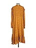 Hatch 100% Viscose Yellow Casual Dress Size XS - photo 2