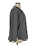 Chico's 100% Polyester Gray 3/4 Sleeve Blouse Size XL - photo 4