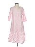 Flax 100% Linen Pink Casual Dress Size (P) - photo 1