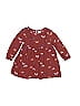 Jumping Beans 100% Rayon Hearts Burgundy Red Dress Size 4T - photo 1