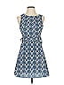 Divided by H&M Paisley Blue Casual Dress Size 4 - photo 1