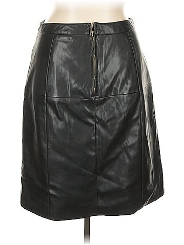 Liz Claiborne Career Faux Leather Skirt (view 2)