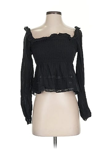 American Eagle Outfitters Long Sleeve Blouse (view 1)
