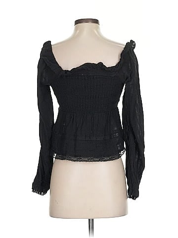 American Eagle Outfitters Long Sleeve Blouse (view 2)