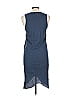Frank & Eileen 100% Cotton Solid Blue Casual Dress Size L - photo 2