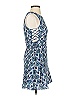 Divided by H&M Paisley Blue Casual Dress Size 4 - photo 4