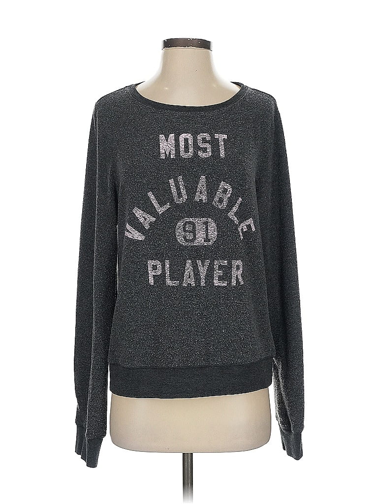 Wildfox Gray Pullover Sweater Size S - photo 1