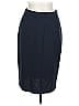 St. John Collection Solid Blue Wool Skirt Size 10 - photo 1
