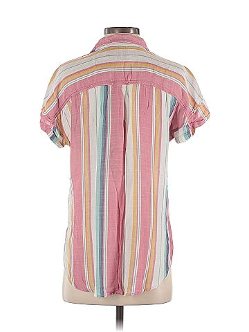 American Eagle Outfitters Short Sleeve Button-Down Shirt (view 2)