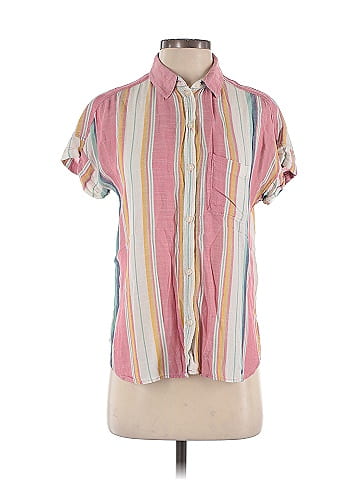 American Eagle Outfitters Short Sleeve Button-Down Shirt (view 1)