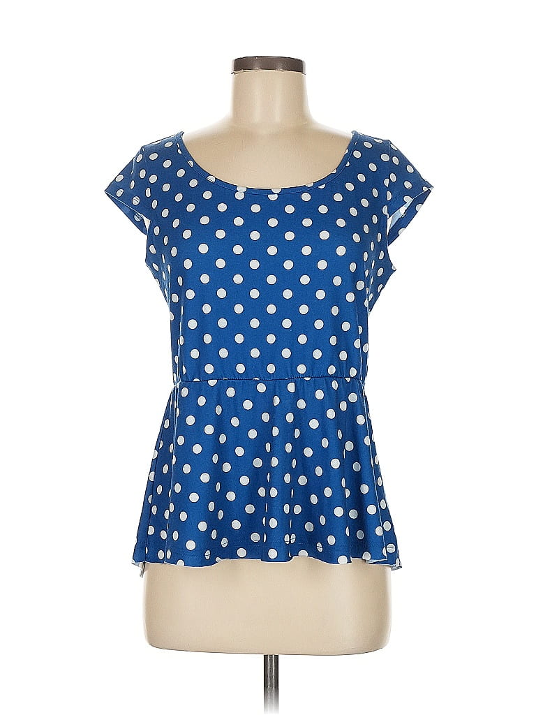 Xhilaration Blue Short Sleeve Top Size M - photo 1