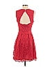 Francesca's 100% Polyester Red Cocktail Dress Size M - photo 2