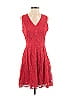 Francesca's 100% Polyester Red Cocktail Dress Size M - photo 1