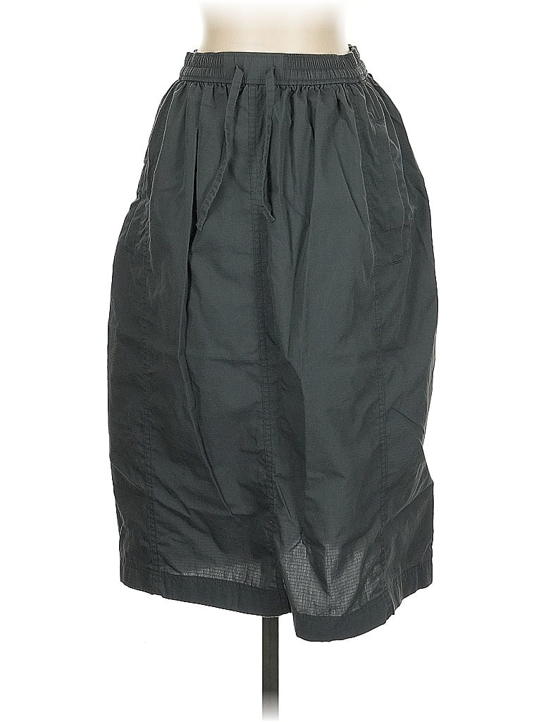 Uniqlo U Solid Gray Casual Skirt Size 24 waist - photo 1