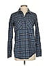 5.11 Tactical Series 100% Cotton Plaid Blue Long Sleeve Button-Down Shirt Size S - photo 1