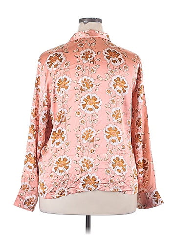 J.Crew Collection 3/4 Sleeve Silk Top (view 2)