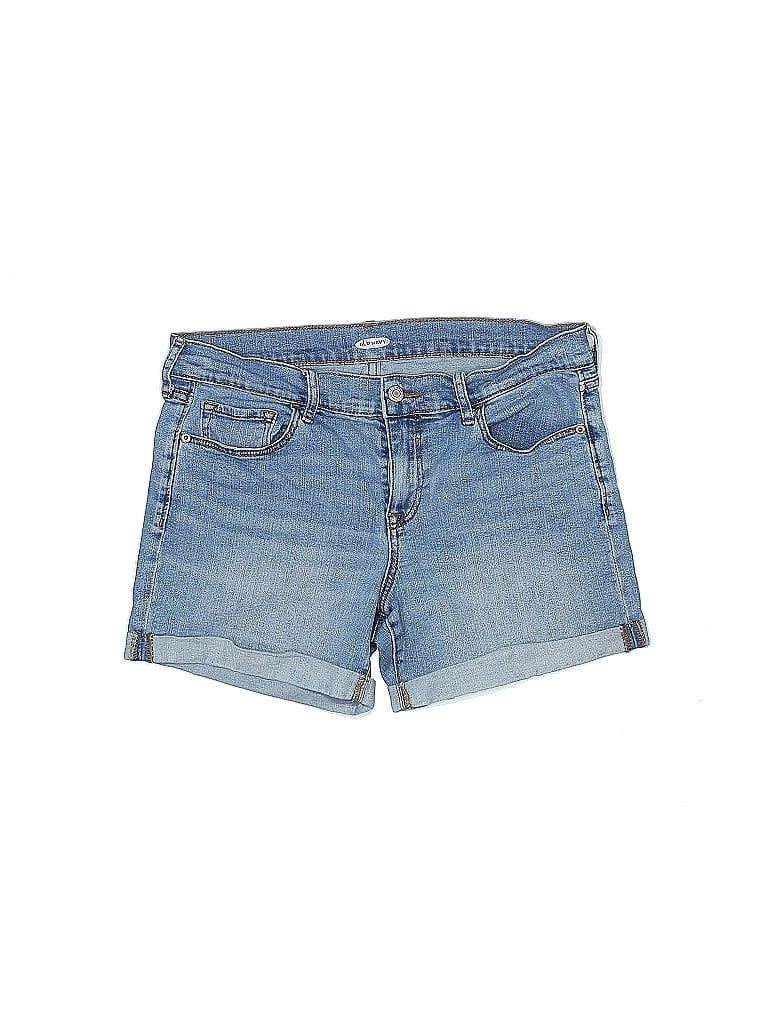 Wonder Nation Girls Denim Shorts with Knit Waistband Sizes 4-18 Plus