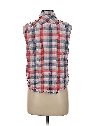 Seven7 Sleeveless Button-Down Shirt (view 2)