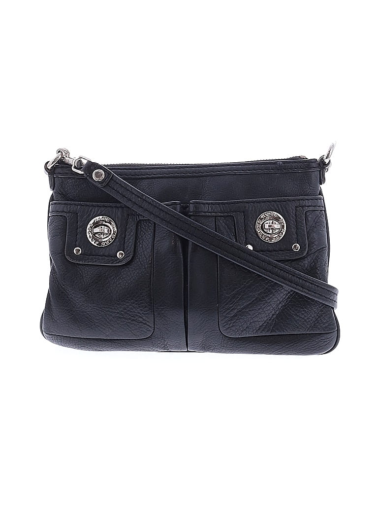 Marc by Marc Jacobs Blue Black Leather Crossbody Bag One size - photo 1
