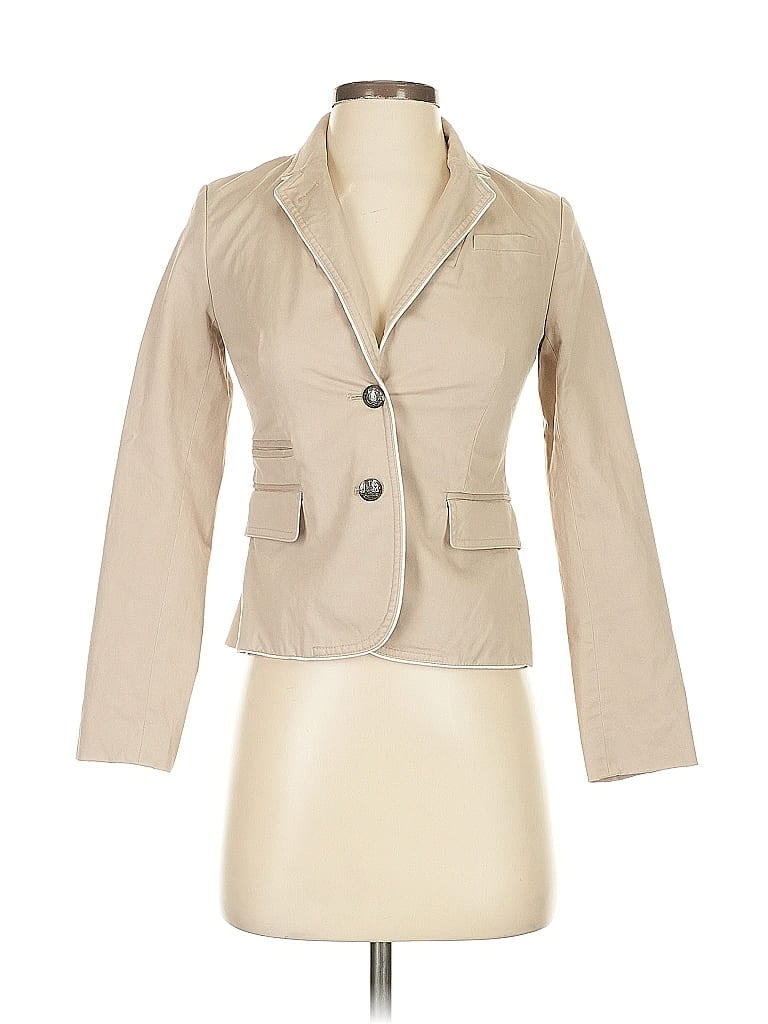 Pre-owned Banana Republic Factory Store Blazer Jacket In Brown