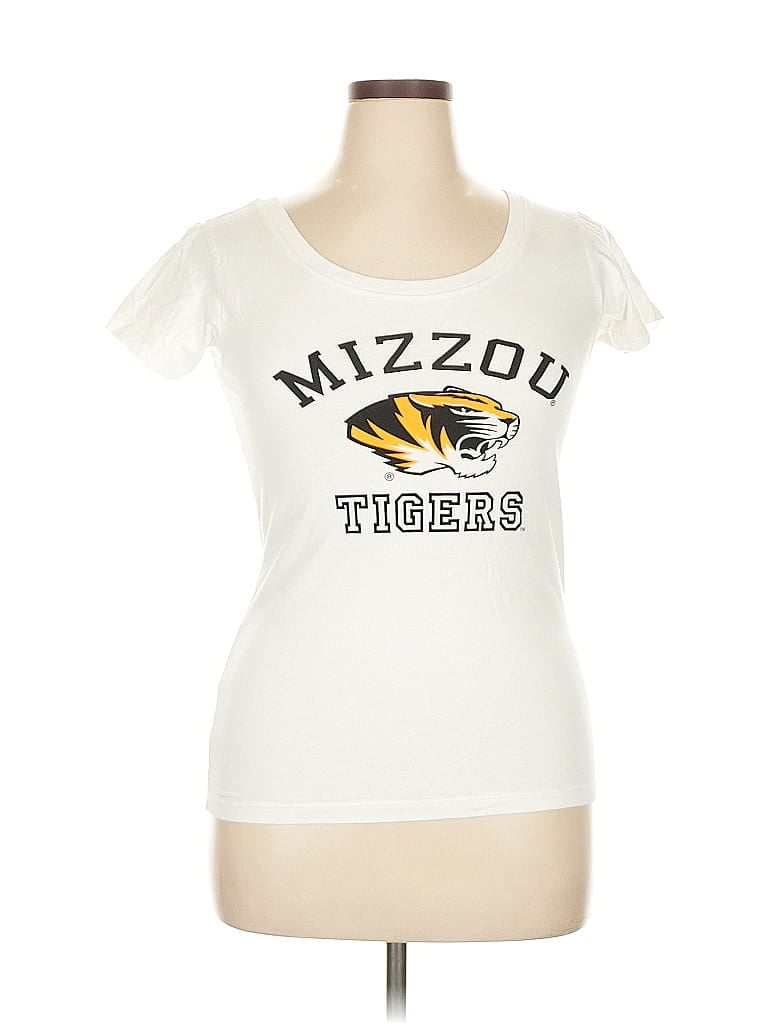 Colosseum Athletics 100% Cotton Ivory Short Sleeve T-Shirt Size XL - photo 1