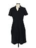 St. John 100% Rayon Solid Black Casual Dress Size 10 - photo 1
