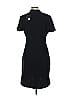 St. John 100% Rayon Solid Black Casual Dress Size 10 - photo 2