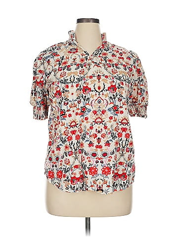 Ann Taylor LOFT Short Sleeve Blouse (view 1)