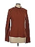 TeXTURE & THREAD Madewell 100% Cotton Brown Long Sleeve Turtleneck Size L - photo 1