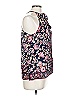 Soho JEANS NEW YORK & COMPANY Blue Sleeveless Blouse Size L - photo 4