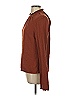 TeXTURE & THREAD Madewell 100% Cotton Brown Long Sleeve Turtleneck Size L - photo 5