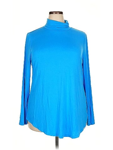 JM Collection Long Sleeve Turtleneck (view 1)