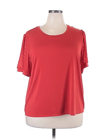 Carmen Carmen Marc Valvo Short Sleeve Top (view 1)