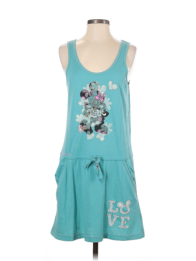 Disney Parks Graphic Teal Casual Dress Size S - photo 1