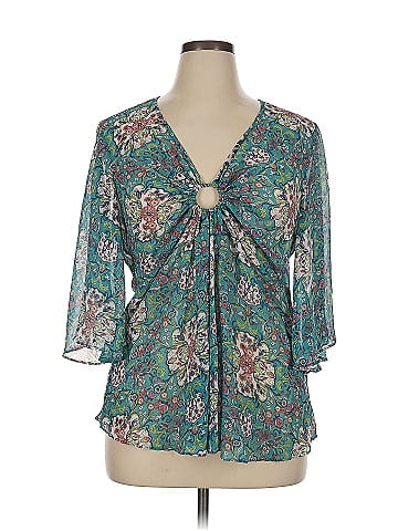 Bisou Bisou 3/4 Sleeve Blouse (view 1)