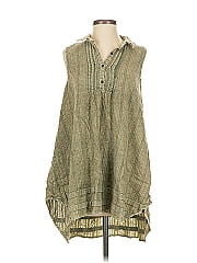 Mystree Sleeveless Button Down Shirt