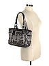 Coach Print Gray Silver Shoulder Bag One size - photo 2