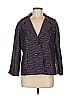 A La Carte 100% Polyester Tweed Purple Blazer Size M - photo 1