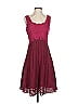 Moulinette Soeurs Burgundy Cocktail Dress Size 2 - photo 1
