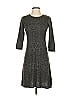 AB Studio 100% Acrylic Tweed Gray Casual Dress Size XS - photo 1