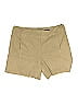 Worth New York 100% Leather Solid Tan Khaki Shorts Size 10 - photo 1