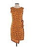 Max Studio Paisley Orange Casual Dress Size 1 - photo 1