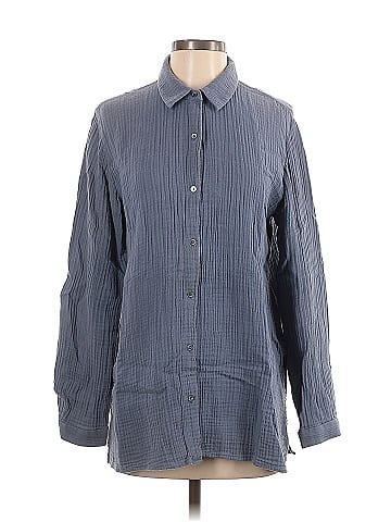 Eileen Fisher Long Sleeve Button-Down Shirt (view 1)