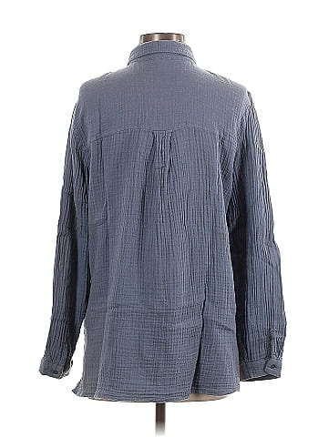 Eileen Fisher Long Sleeve Button-Down Shirt (view 2)