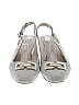 Donald J Pliner 100% Leather Silver Gray Heels Size 9 - photo 2