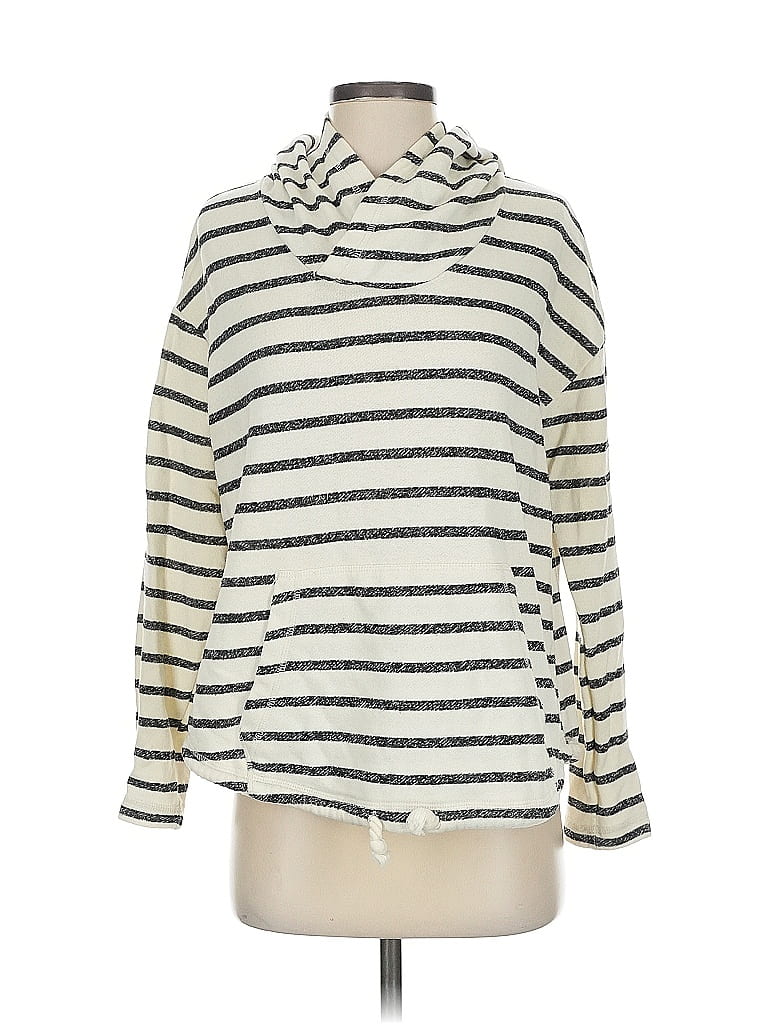 Billabong Stripes Ivory Pullover Sweater Size S - photo 1