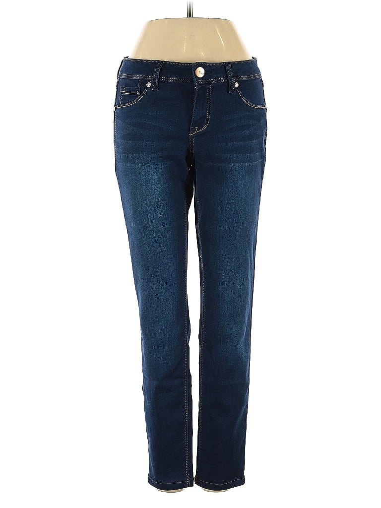 1822 Denim Solid Blue Jeans Size 2 - photo 1