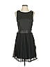 Arden B. 100% Polyester Solid Black Cocktail Dress Size S - photo 1