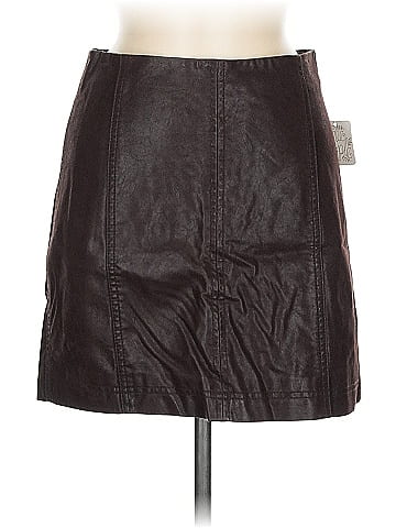 Free People Faux Leather Skirt (view 1)