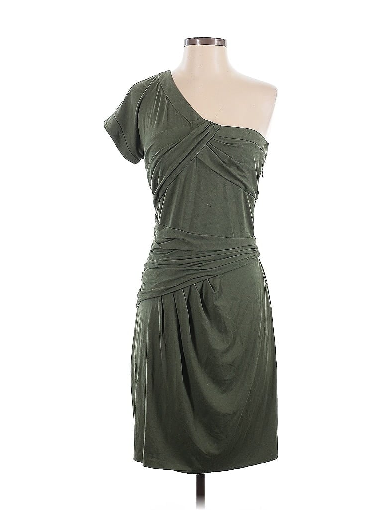 Cynthia Steffe Solid Green Cocktail Dress Size S - photo 1